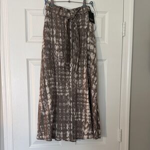 SIMPLY VERA VERAWANG Maxi Skirt with Waist Tie, NWT